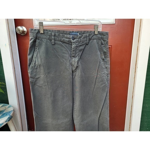 Em's of Madison, Gray Slim Fit Italian Preppy Academia Men's Chino Pants - Picture 2 of 11